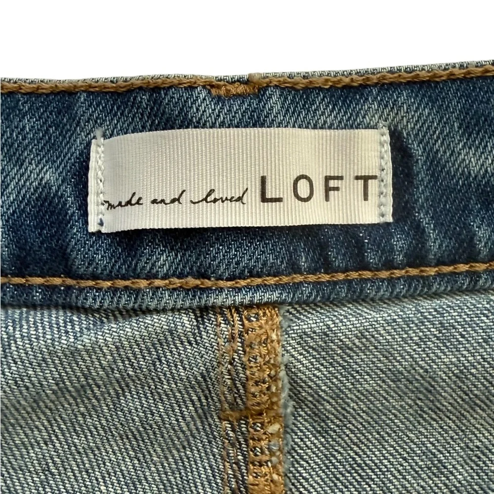 Ann Taylor LOFT High-Waist Straight Mom Jeans! Size 8! - Picture 5 of 6